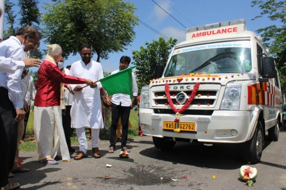 Inauguration of Ambulance